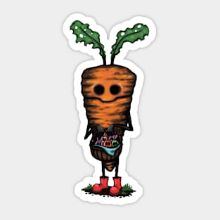 Spooky carrot Sticker